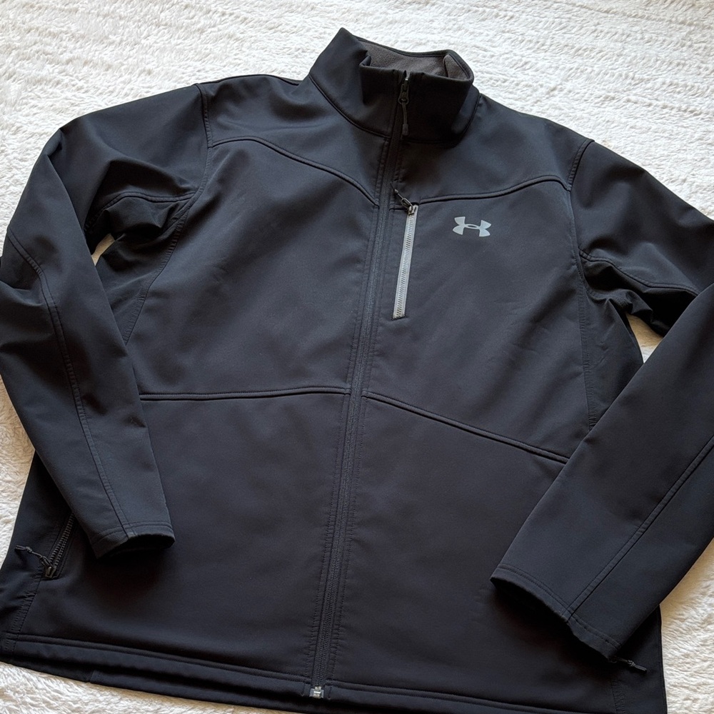 Under Armour Men’s Black Softshell Jacket size XL